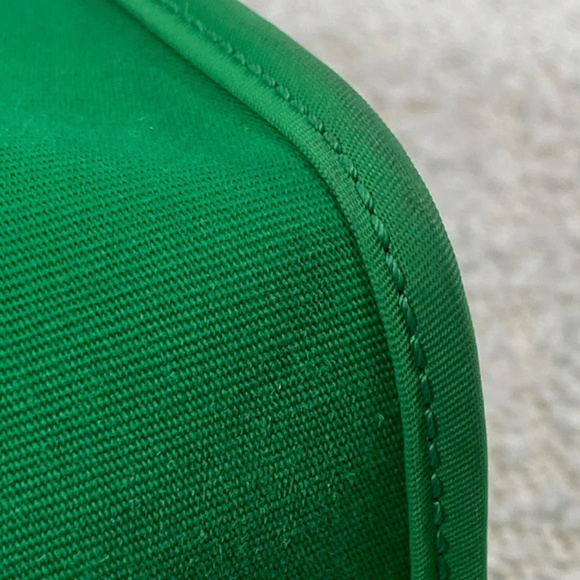 Authentic Pre-Owned Hermès Khaki Vache Hunter Bamboo Toile Herbag Zip Size 31 - Picture 10 of 16